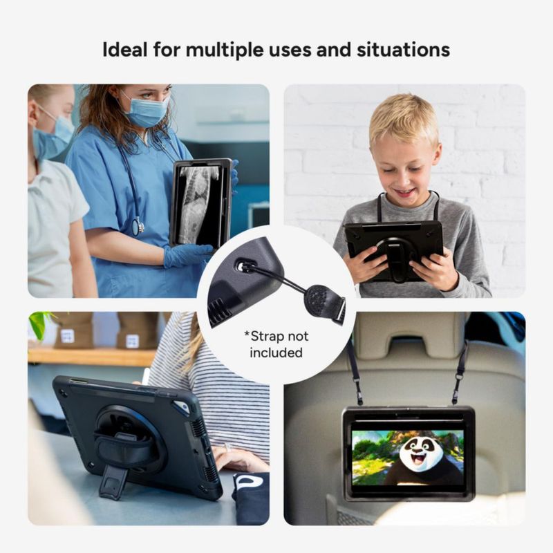 Funda para Tablet ZAGG iPad 10.2" Resistente con Correa Giratoria 360°
