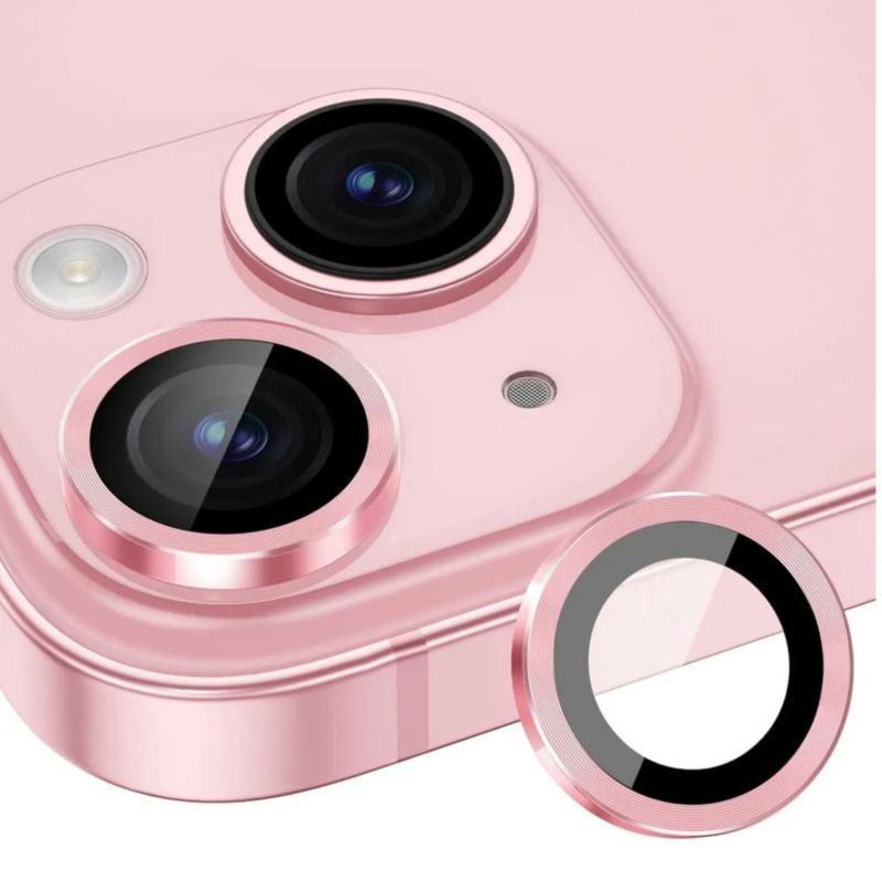 Mica Premium Mr. Gadgets Protector Lente Camara Aros Para iPhone 11/12 Mini Color Rosa