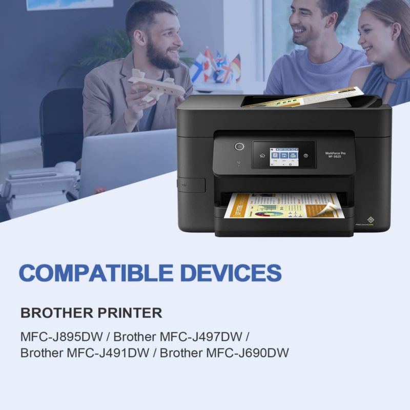 Cartuchos de tinta NEXTPAGE LC3013XL amarillos para impresora Brother