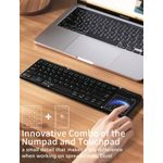 Teclado Bluetooth Plegable Nillkin con Touchpad y Teclado Numérico