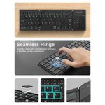 Teclado Bluetooth Plegable Nillkin con Touchpad y Teclado Numérico
