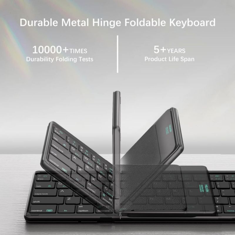 Teclado Bluetooth Plegable Nillkin con Touchpad y Teclado Numérico