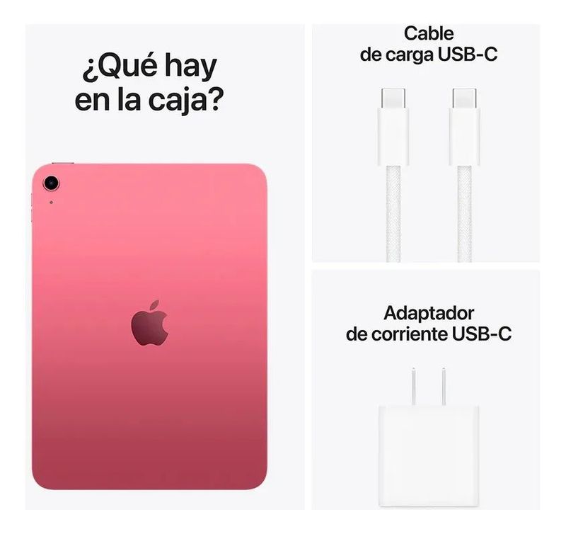 iPad 11 (2025) 11" Wi-Fi 128GB Rosa - Chip A16 Bionic
