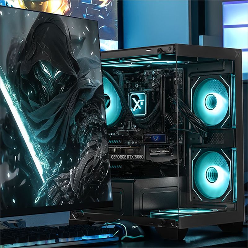 Xtreme pc gaming geforce rtx 5060 ryzen 7 16gb ssd 1tb wifi