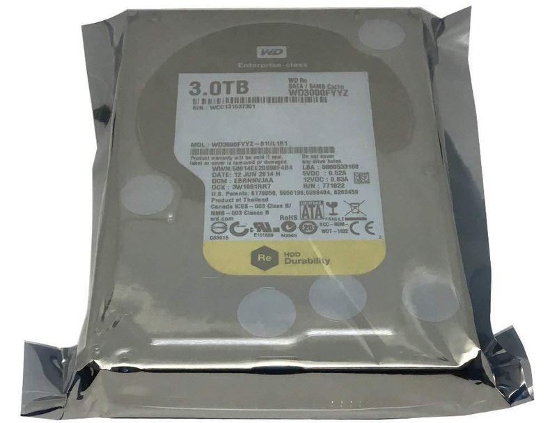 Disco Duro Western Digital RE WD3000FYYZ 3TB 7.2K RPM SATA