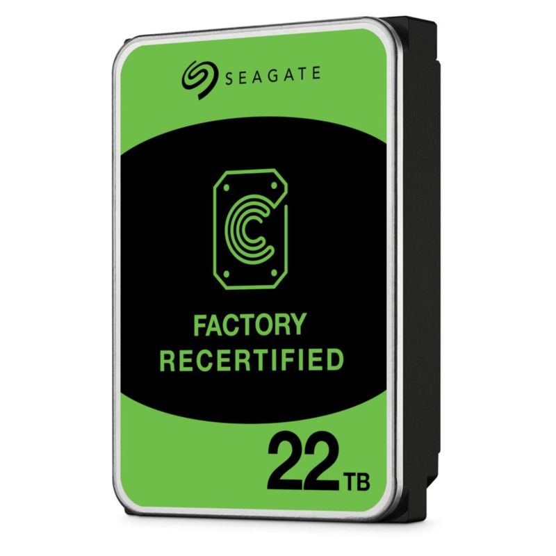 Disco Duro Reacondicionado Seagate Exos 22TB SATA 7200RPM HDD de 3.5"