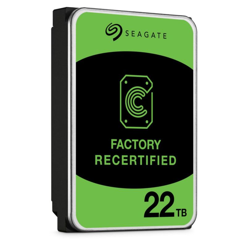 Disco Duro Reacondicionado Seagate Exos 22TB SATA 7200RPM HDD de 3.5"