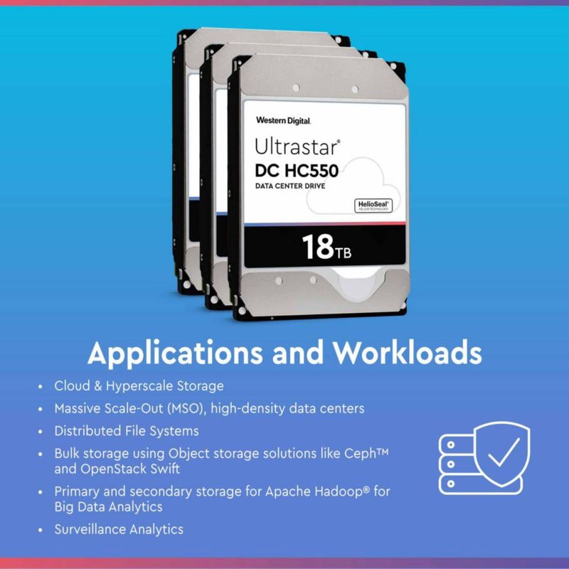 Disco Duro Reacondicionado Western Digital Ultrastar DC 18TB SATA 3.5"