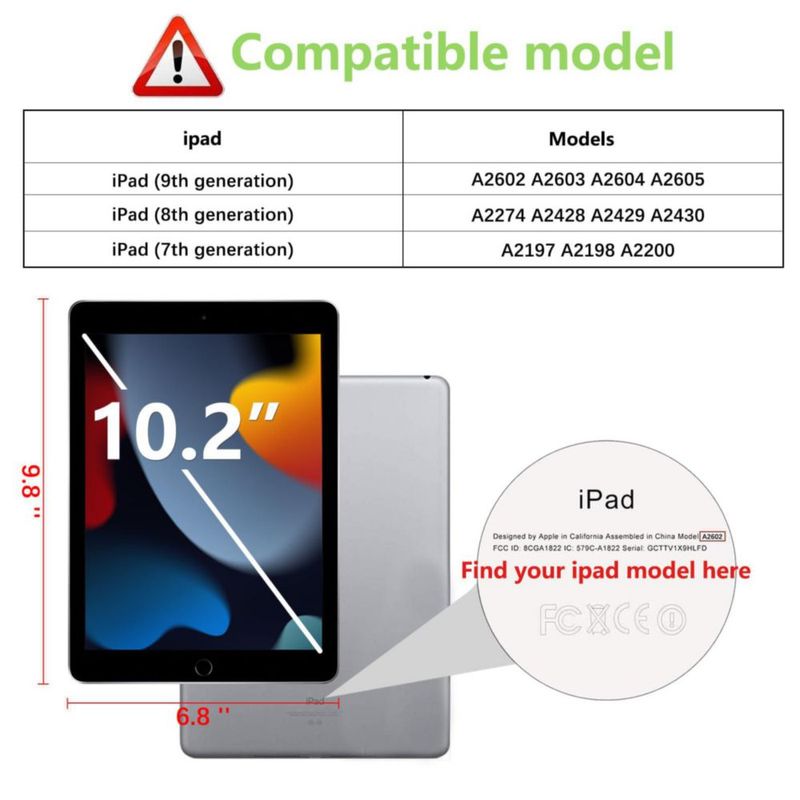 Protector de pantalla apiker para iPad 9 8 7 ª generación 10.2 pulgadas paquete de 2