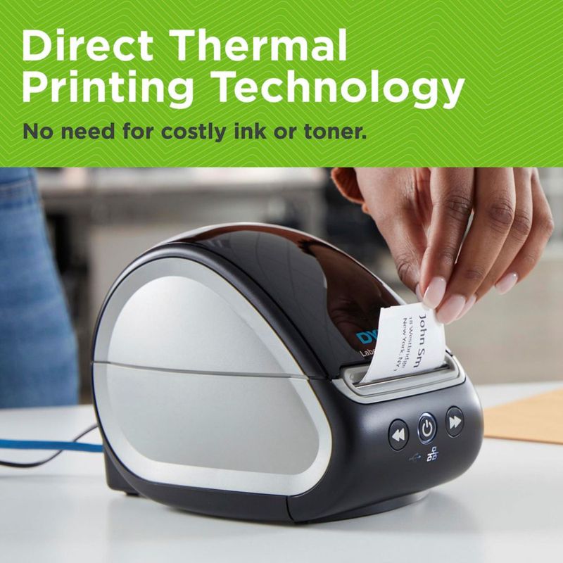 Impresora de etiquetas DYMO LabelWriter 550 Turbo USB/LAN de alta velocidad