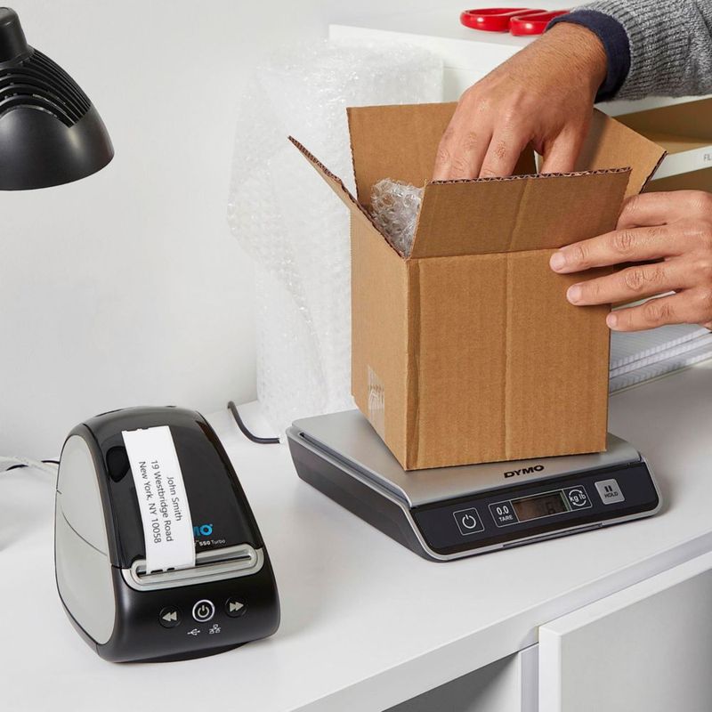 Impresora de etiquetas DYMO LabelWriter 550 Turbo USB/LAN de alta velocidad