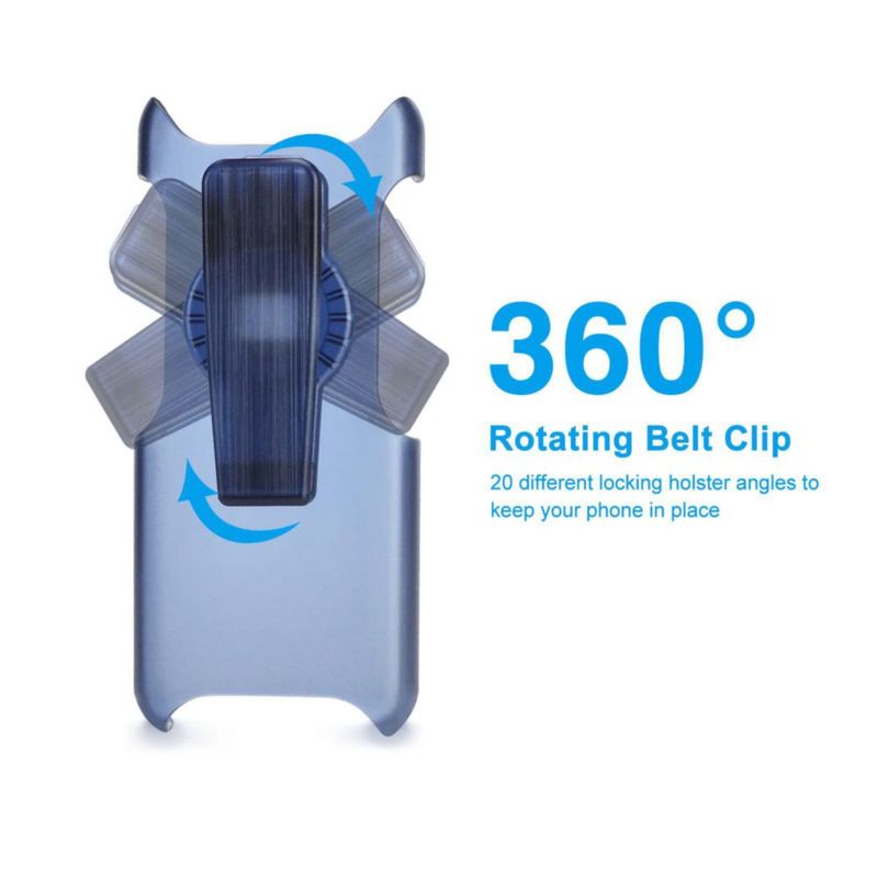 Funda de teléfono Generturbo para Cisco 8821 con clip para cinturón azul