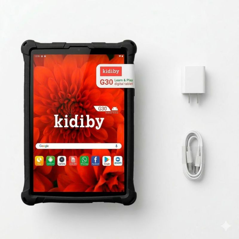 Tablet Infantil Kidiby G30 10.1" 5G Uso Rudo | 512GB + 12GB RAM | Octa-Core Android
