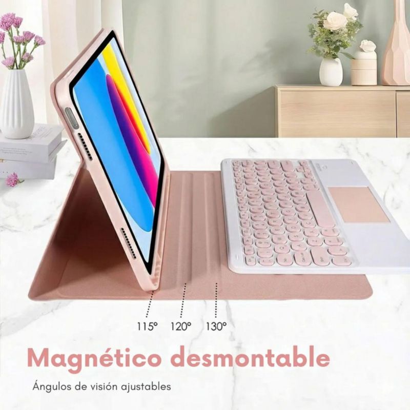 Funda Teclado Para Ipad Air 11 M2/ M3 4th/5th Pro 11 Español
