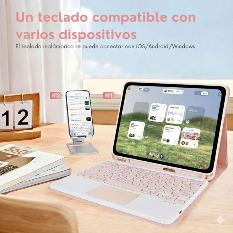 Funda Teclado Para Ipad Air 11 M2/ M3 4th/5th Pro 11 Español