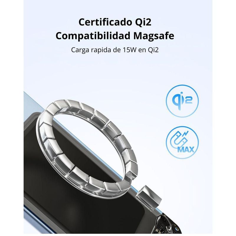 Power Bank Magsafe Qi2 Sharge M4 5000mah Ultra Slim 15w