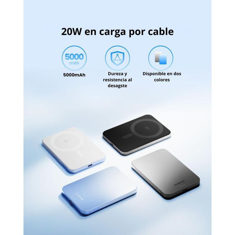 Power Bank Magsafe Qi2 Sharge M4 5000mah Ultra Slim 15w