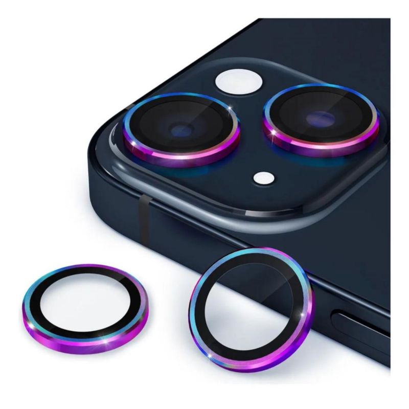Mica Premium Protector Lente Camara Aros Para iPhone