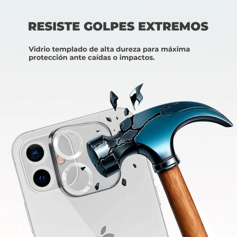 Mica De Camara Cristal Templado Deluxe Para Iphone 12