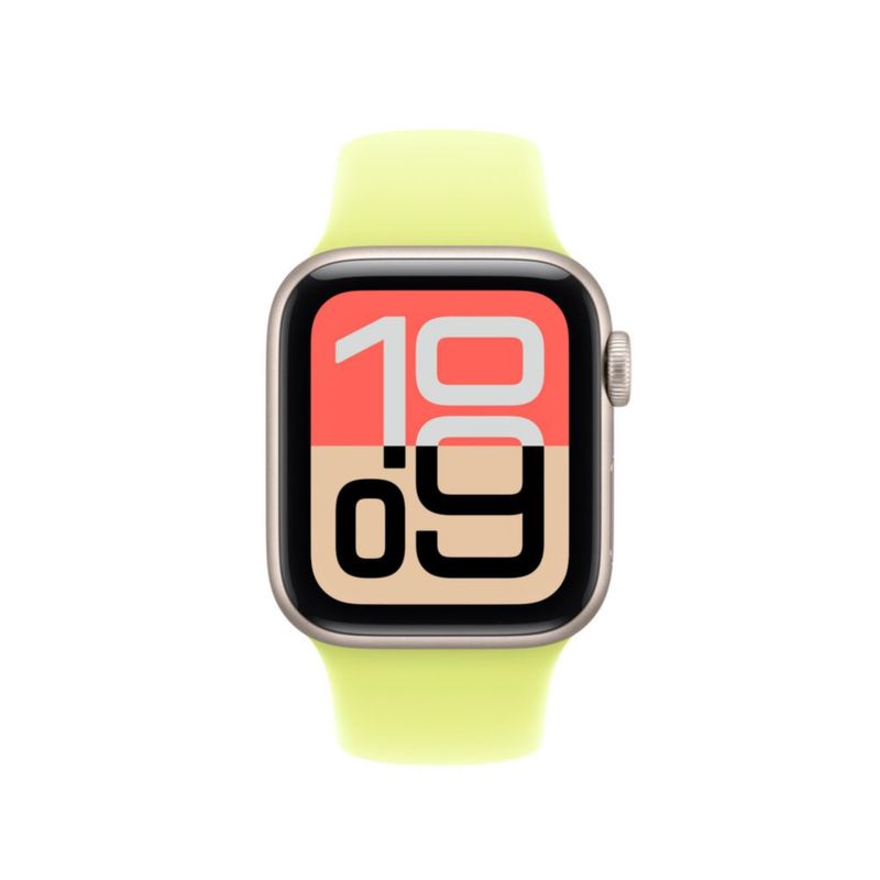 Correa deportiva para Apple Watch 40 mm amarillo neón M/L