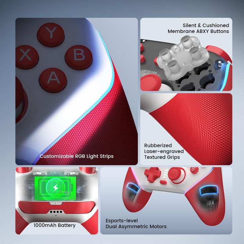 Controlador de juegos inalámbrico GameSir Super Nova para PC/Switch/Switch 2/iOS/Android