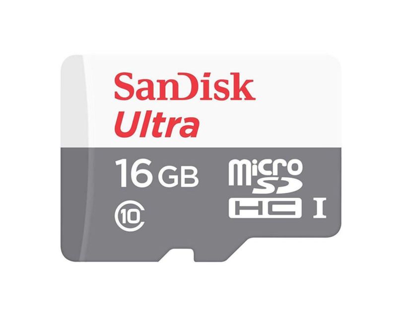 Tarjeta microSDHC SanDisk Ultra 16 GB 80 MB/s UHS-I clase 10