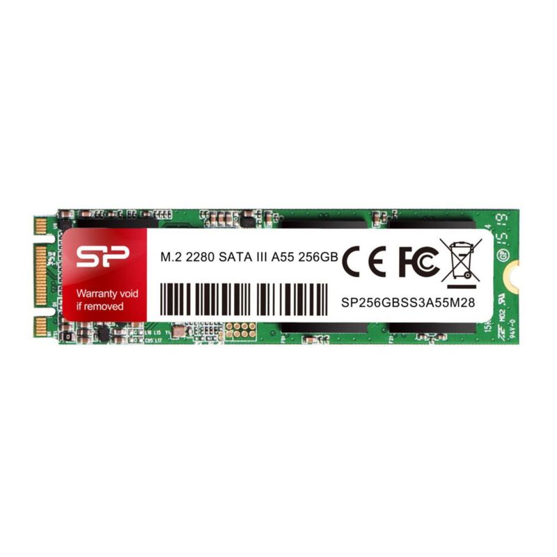 SSD Silicon Power A55 256 GB M.2 SATA III 2280 con caché SLC