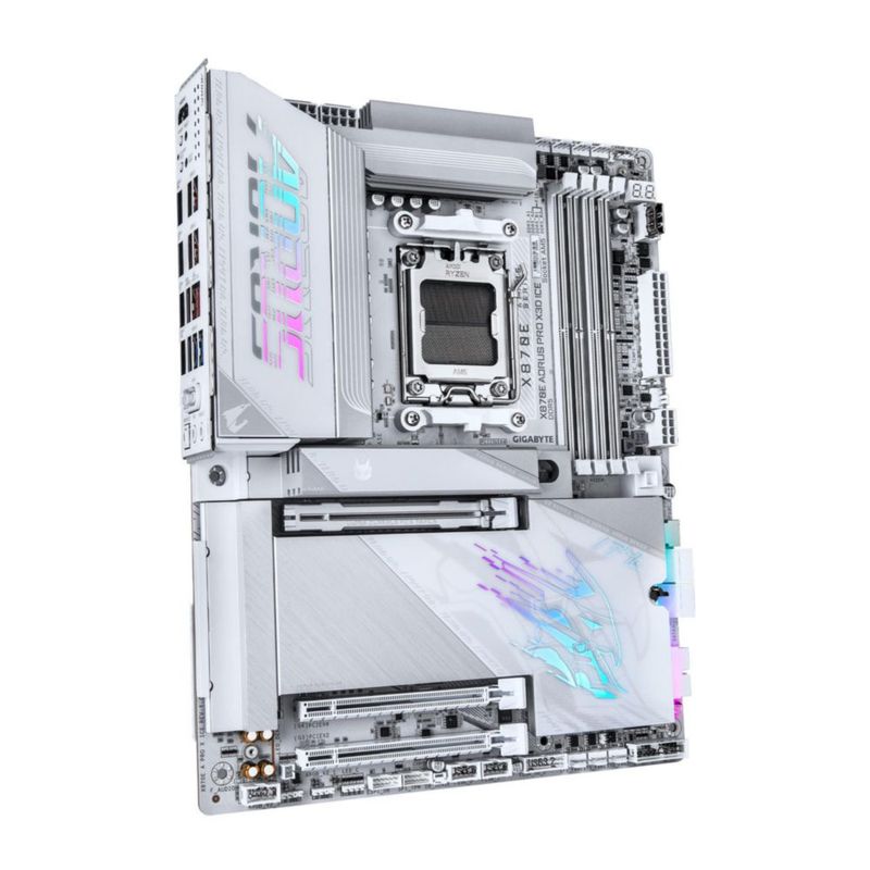 Placa madre GIGABYTE X870E AORUS PRO X3D ICE AMD AM5 LGA 1718