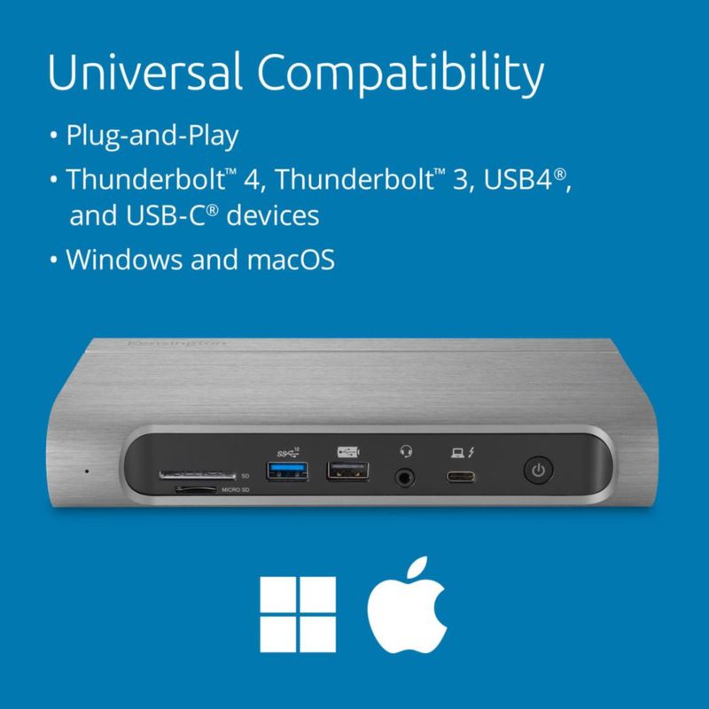 Estación de acoplamiento Kensington SD5800T Thunderbolt 4/USB4 100W