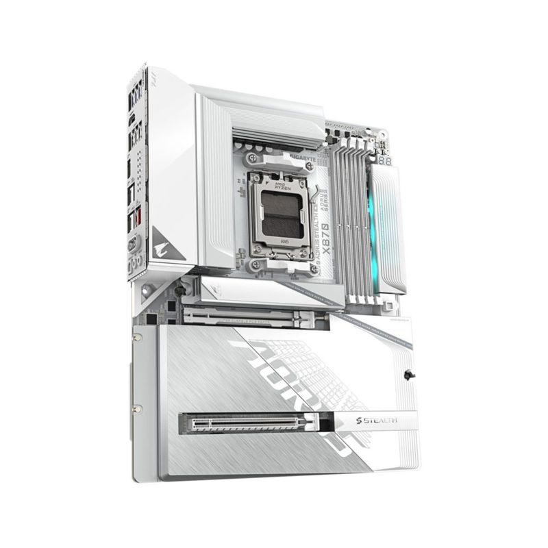Placa madre GIGABYTE X870 AORUS Stealth ICE Reverse-Connect