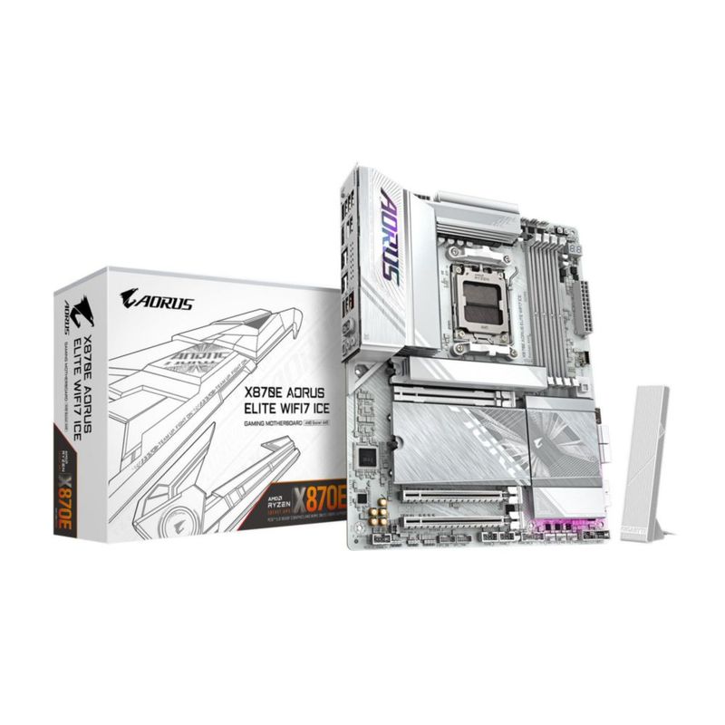 Placa madre GIGABYTE X870E AORUS Elite WIFI7 ICE AMD AM5 LGA 1718