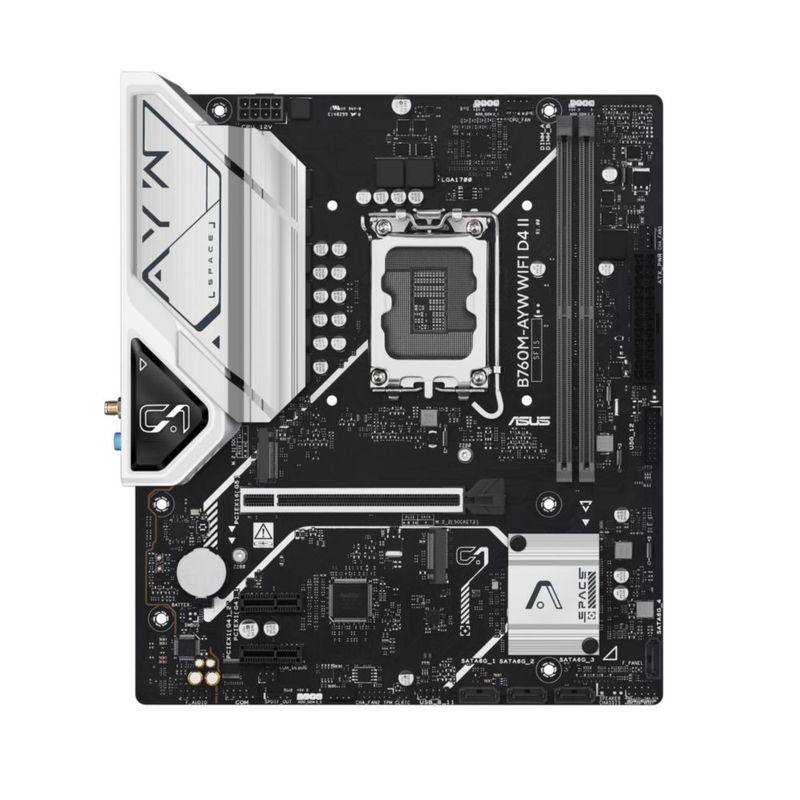 Placa madre ASUS B760M-AYW WiFi D4 II Intel® B760 (LGA 1700)