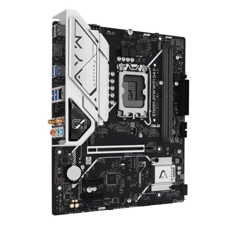 Placa madre ASUS B760M-AYW WiFi D4 II Intel® B760 (LGA 1700)