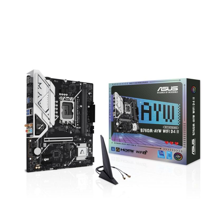 Placa madre ASUS B760M-AYW WiFi D4 II Intel® B760 (LGA 1700)