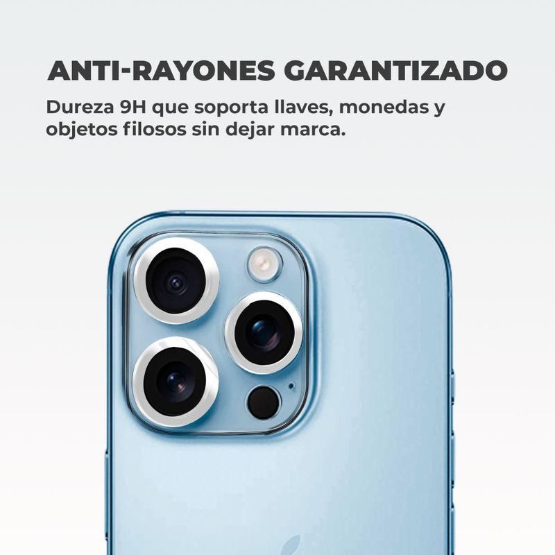 Mica De Cámara Cristal Deluxe Para Iphone 13 Pro/ 13 Pro Max