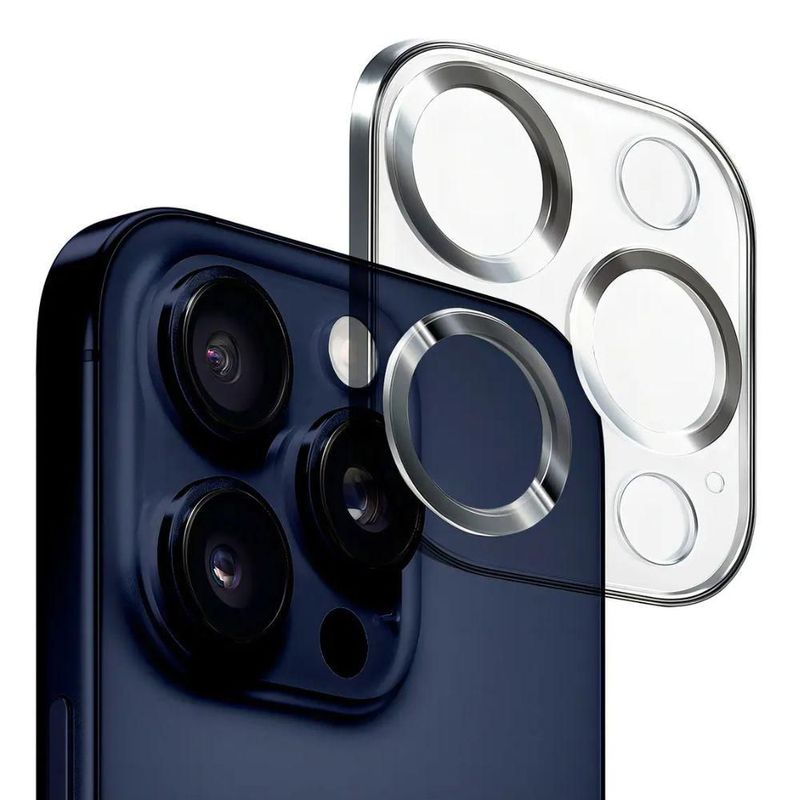 Mica De Cámara Cristal Deluxe Para Iphone 15 Pro/ 15 Pro Max