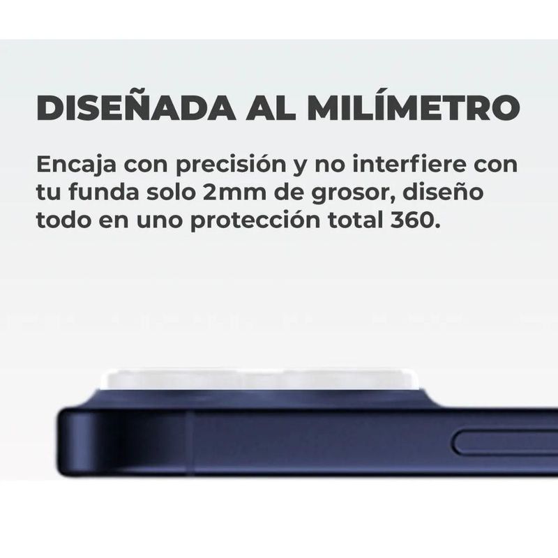 Mica De Cámara Cristal Deluxe Para Iphone 15 Pro/ 15 Pro Max