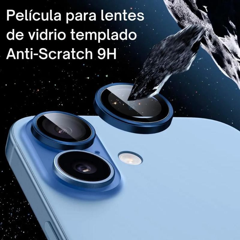 Mica Aros Protectores De Camara Para iPhone 17 Negro