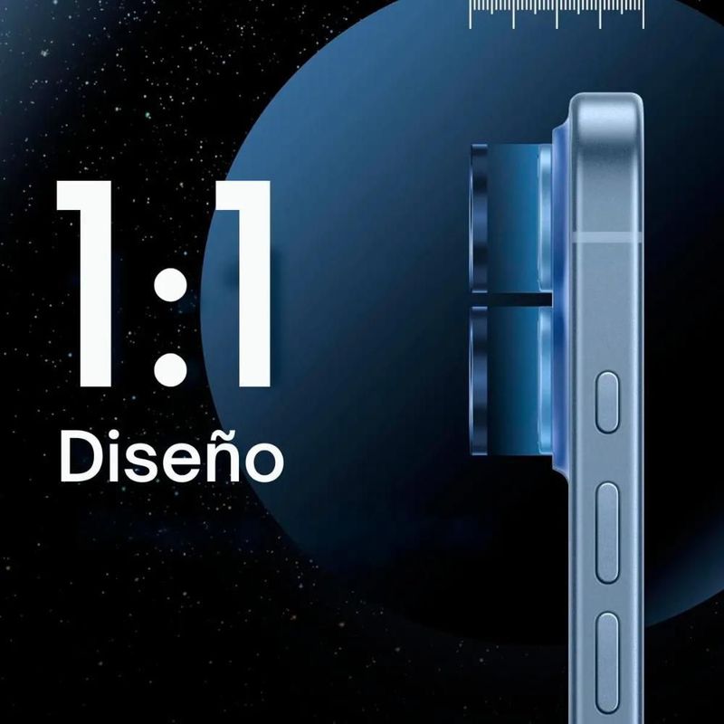 Mica Aros Protectores De Camara Para iPhone 17 Negro