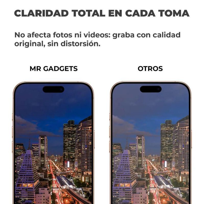 Mica De Cámara Cristal Templado Deluxe Para Iphone Air