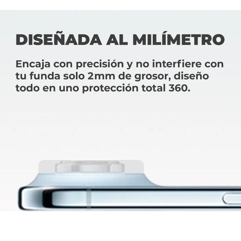 Mica De Cámara Cristal Templado Deluxe Para Iphone Air