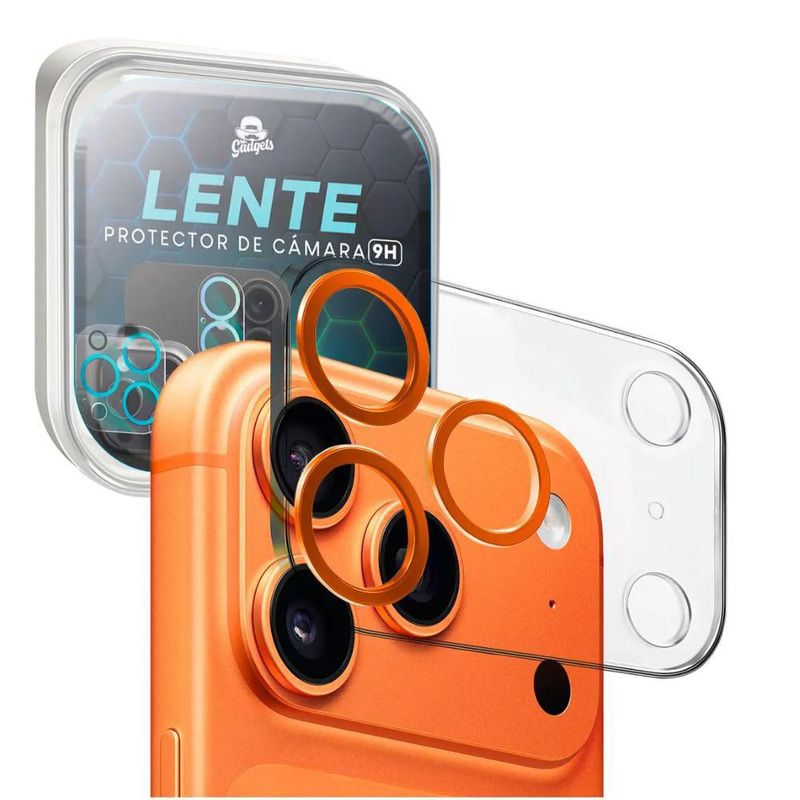 Mica Cámara Cristal Templado Deluxe Para Iphone 17 Pro Max