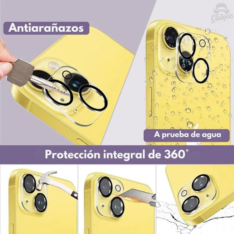 Mica 9d Protector De Lente De Cámara Para Todos Los iPhone