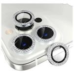 Mica Lente Aros Cámara Glitter Brillo Diamantes Para iPhone