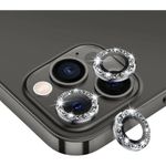 Mica Lente Aros Cámara Glitter Brillo Diamantes Para iPhone