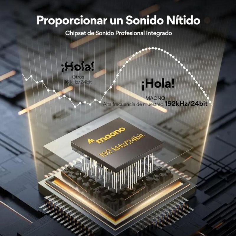 Micrófono Gamer Condensador Usb, Eptison 192khz / 24bit Kit