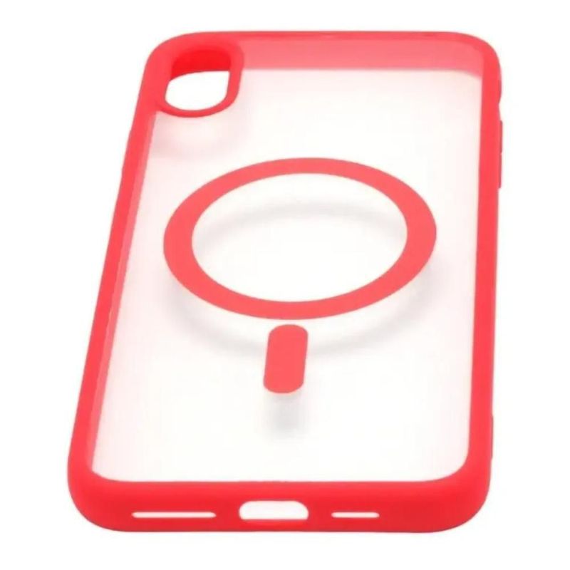 Funda Case Transparente Clear De Colores Para iPhone Magsafe