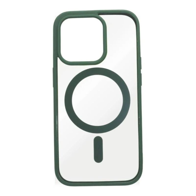 Funda Case Transparente Clear De Colores Para iPhone Magsafe
