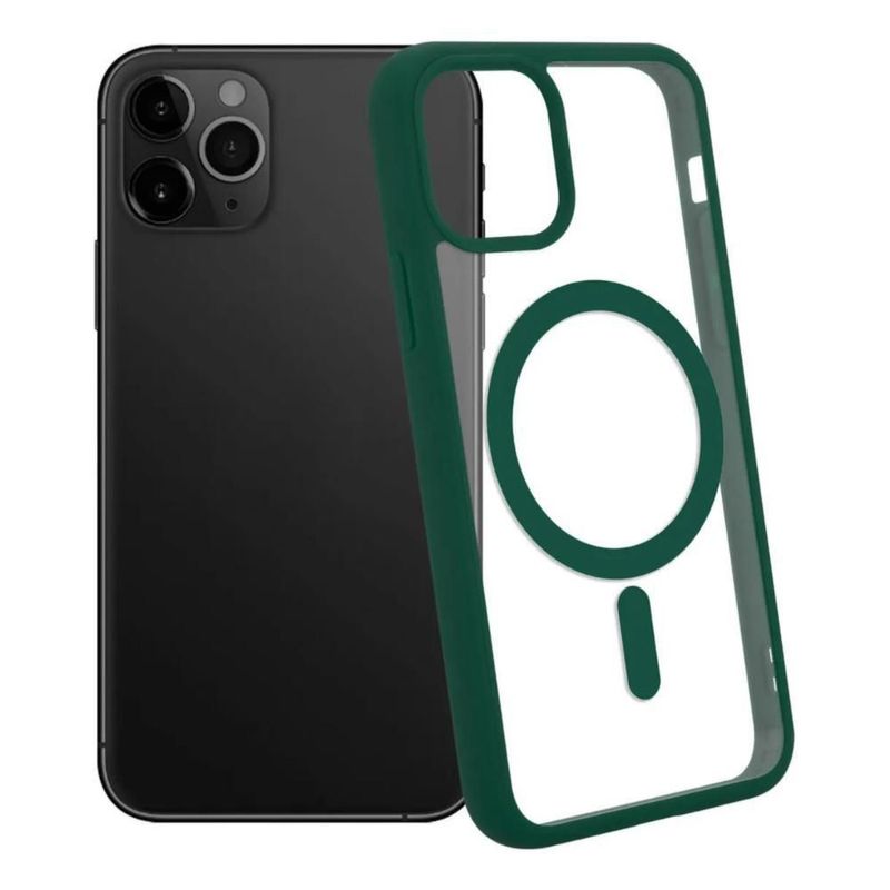 Funda Case Transparente Clear De Colores Para iPhone Magsafe