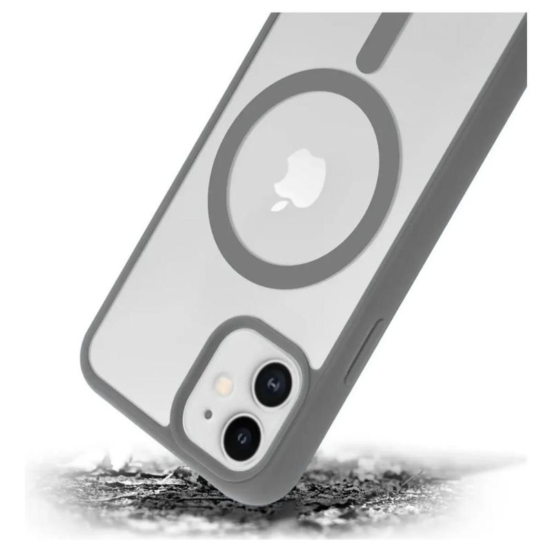 Funda Case Transparente Clear De Colores Para iPhone Magsafe